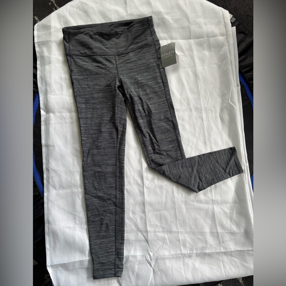 Athleta Charcoal Heather Leggings